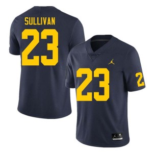 Men Cole Sullivan Navy Michigan Wolverines #23 College Football Official Jerseys