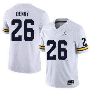 Men Rayshaun Benny White Michigan Wolverines #26 College Football Official Jerseys
