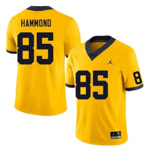 Men Ted Hammond Yellow Michigan Wolverines #85 College Football 2025-26 Jerseys